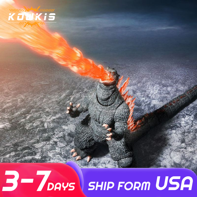 [Pre-sale] Bandai S.H.MonsterArts Godzilla 2004 Radiation Heat Ray Ver. VS New Gotengo US Warehouse