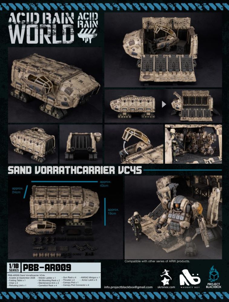 [Pre-sale] Acid Rain PBB-AR009  Sand Vorrathcarrier VC4s