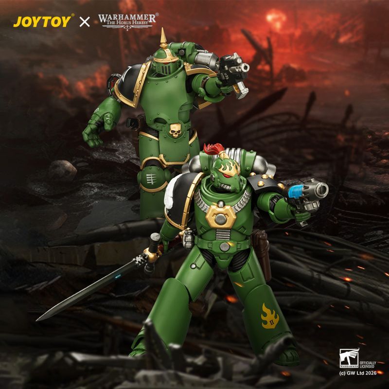 [Pre-sale] JOYTOY Warhammer The Horus Heresy Salamanders MK III Tactical Legionary with Plasma Pistol and Bolt Pistol