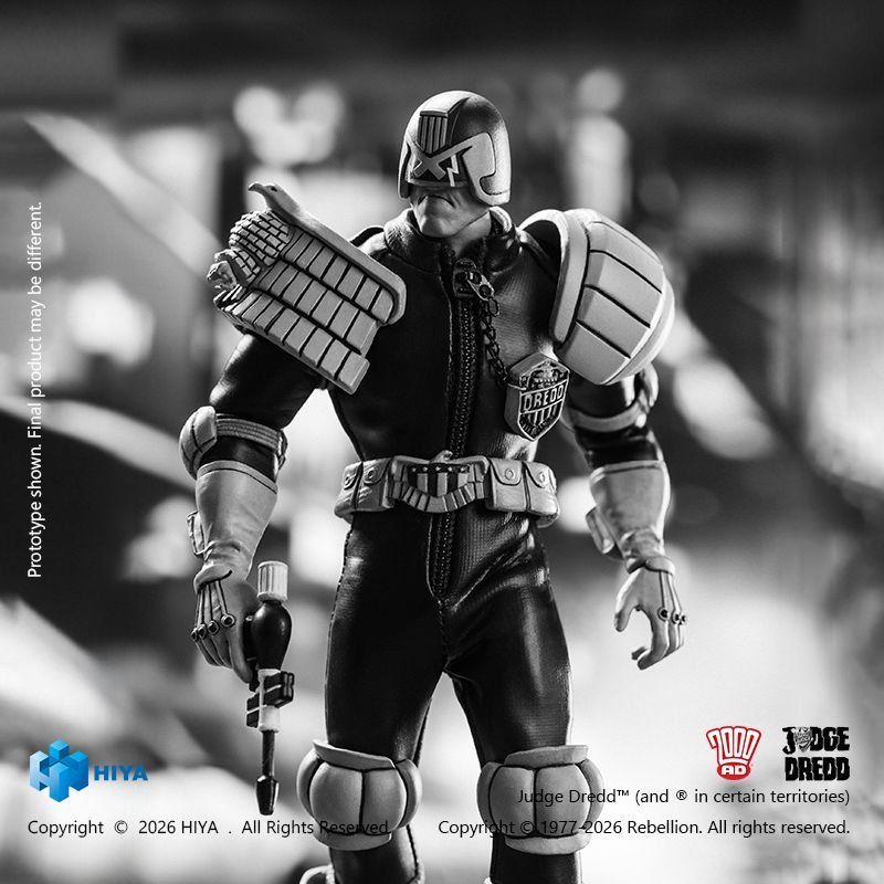 [Pre-sale] HIYA Exquisite Super Series JUDGE DREDD Judge Dredd Black&White Ver. Action Figure