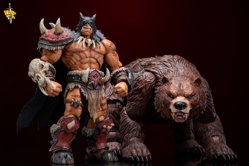 [Pre-sale] Metytoyz Hero Toys Tribal Hunter Orc tracker and War bear action figure
