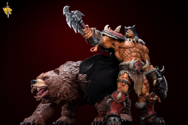 [Pre-sale] Metytoyz Hero Toys Tribal Hunter Orc tracker and War bear action figure