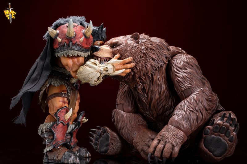 [Pre-sale] Metytoyz Hero Toys Tribal Hunter Orc tracker and War bear action figure