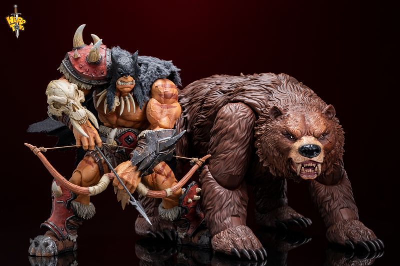 [Pre-sale] Metytoyz Hero Toys Tribal Hunter Orc tracker and War bear action figure