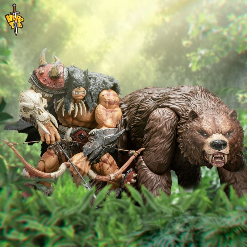 [Pre-sale] Metytoyz Hero Toys Tribal Hunter Orc tracker and War bear action figure