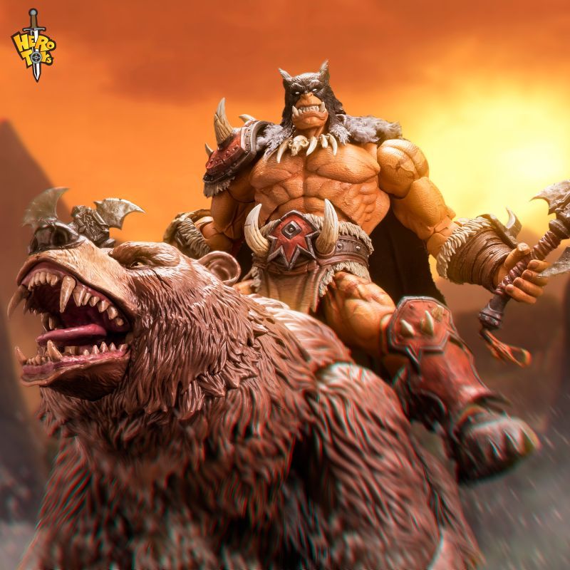 [Pre-sale] Metytoyz Hero Toys Tribal Hunter Orc tracker and War bear action figure