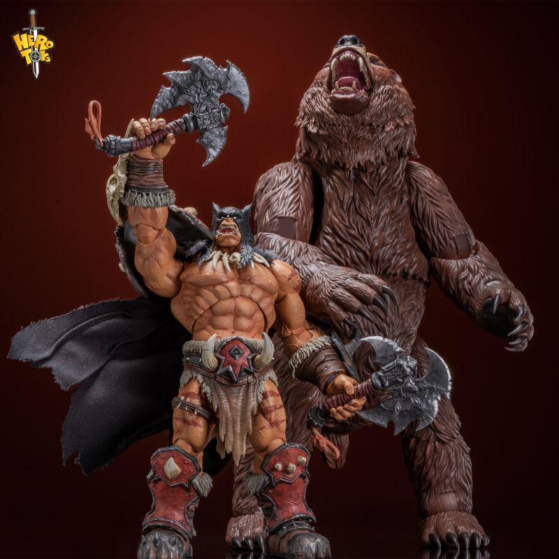 [Pre-sale] Metytoyz Hero Toys Tribal Hunter Orc tracker and War bear action figure