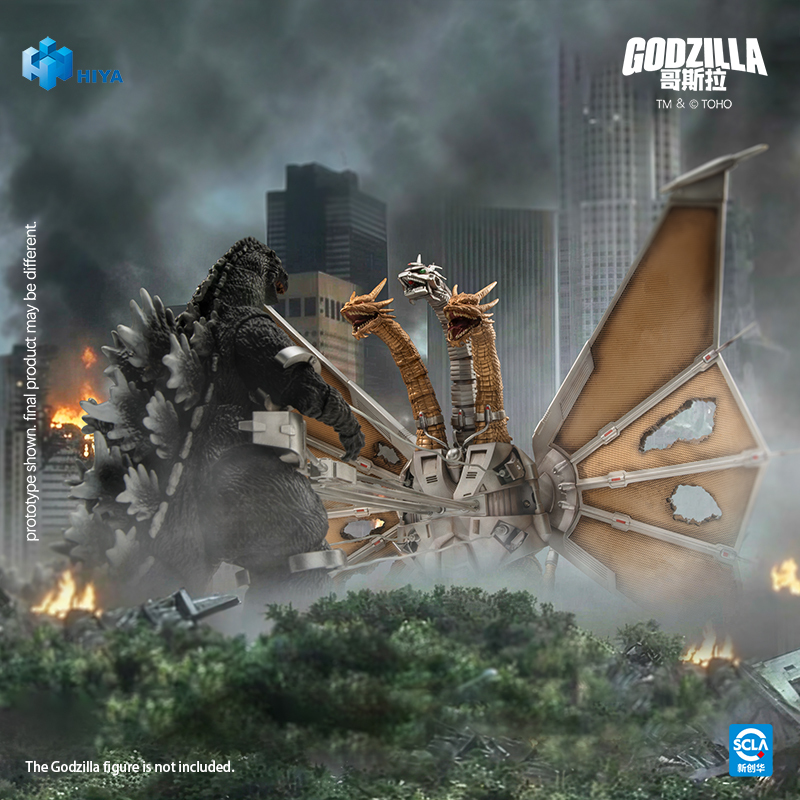 [Pre-sale] HIYA Exquisite Basic Series Godzilla vs. King Ghidorah Mecha King Ghidorah Battle Damaged Action Figure