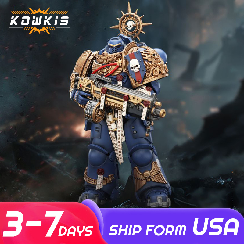 [In stock] JOYTOY Warhammer 40K Ultramarines Heavy Relic Primus Armor with Heavy Relic Bolt Rifle US Warehouse