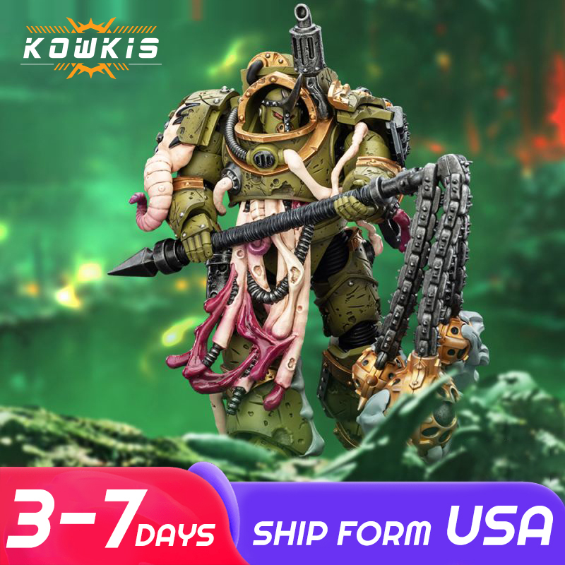 [In stock] JOYTOY Warhammer 40K Death Guard Blightlord Terminator 2 with Flail of Corruption US Warehouse