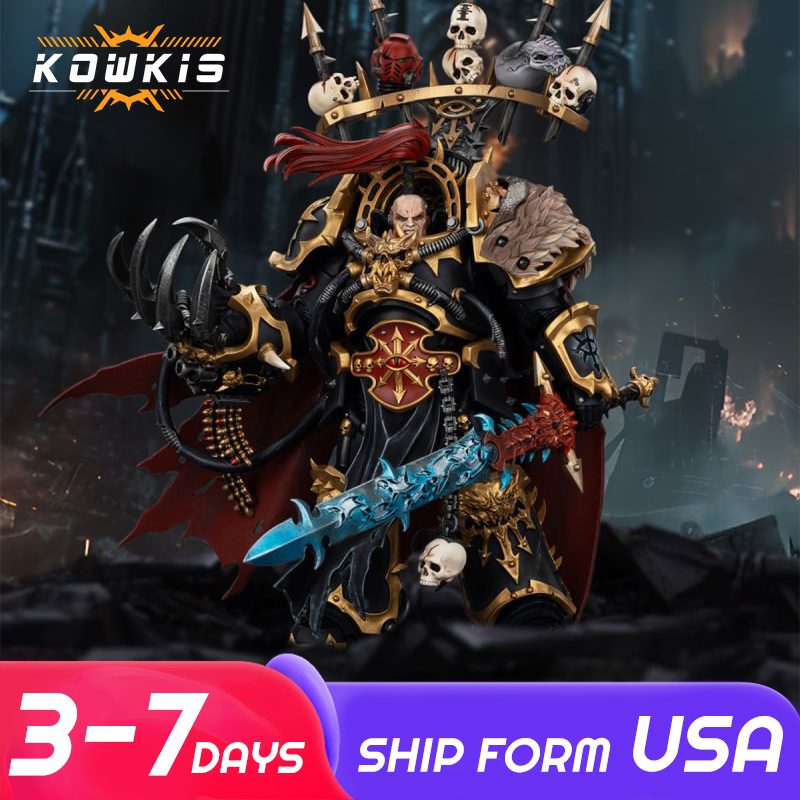 [In stock] JOYTOY Warhammer 40K Black Legion Abaddon the Despoiler with Drach'nyen and the Talon of Horus US Warehouse