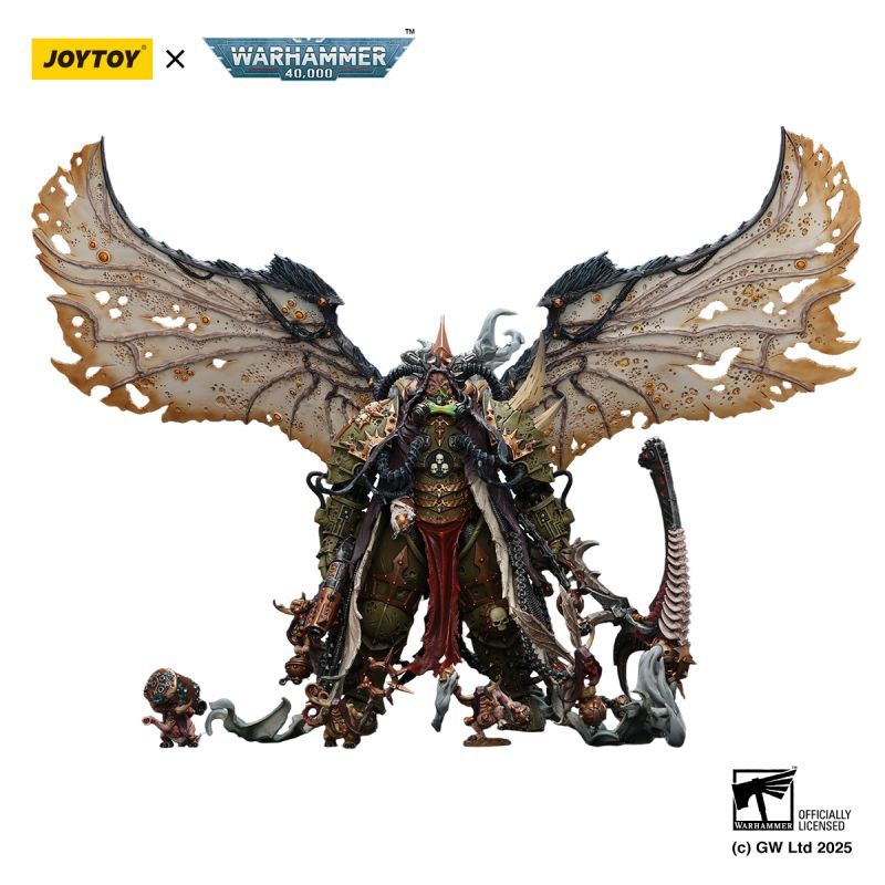 [Pre-sale] JOYTOY Warhammer 40K Mortarion， Daemon Primarch of Nurgle with Ancient weapons‘The Lantern' and ‘Silence'