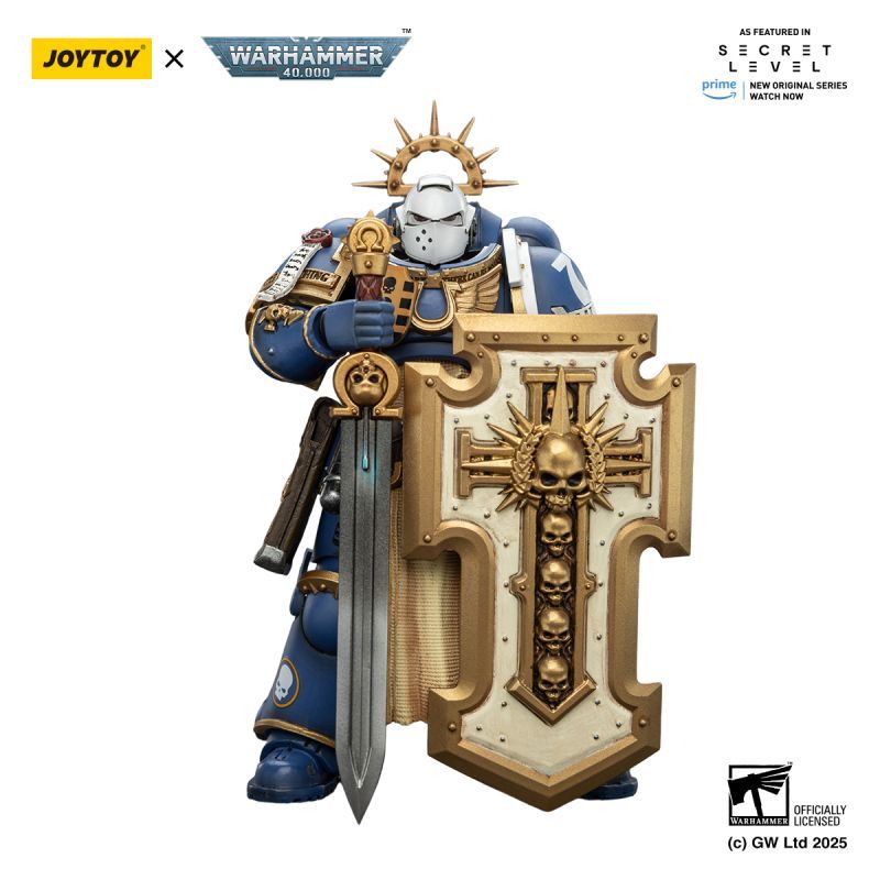 [Pre-sale] JOYTOY Warhammer 40K Ultramarines Levantus with Power Sword, Stormshield and Bolt Pistol