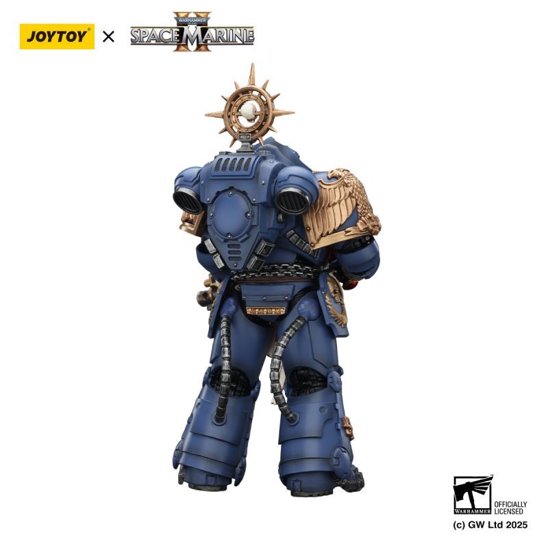 [In stock] JOYTOY Warhammer 40K Ultramarines Heavy Relic Primus Armor with Heavy Relic Bolt Rifle