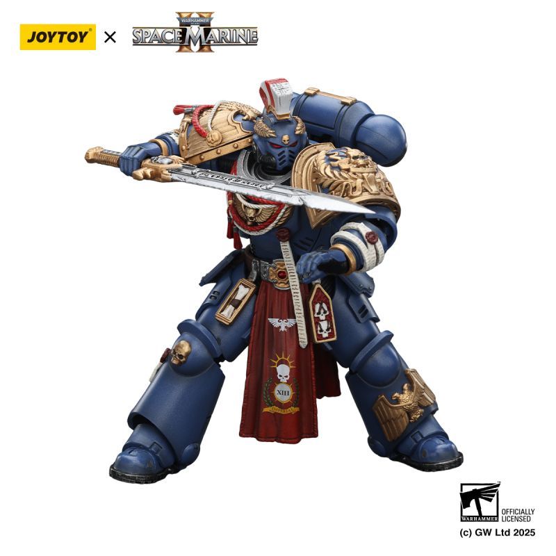 [In stock] JOYTOY Warhammer 40K Ultramarines Relic Primus Armour with Plasma Pistol and Combat Blade