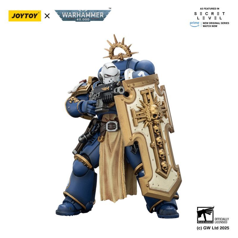 [Pre-sale] JOYTOY Warhammer 40K Ultramarines Levantus with Power Sword, Stormshield and Bolt Pistol
