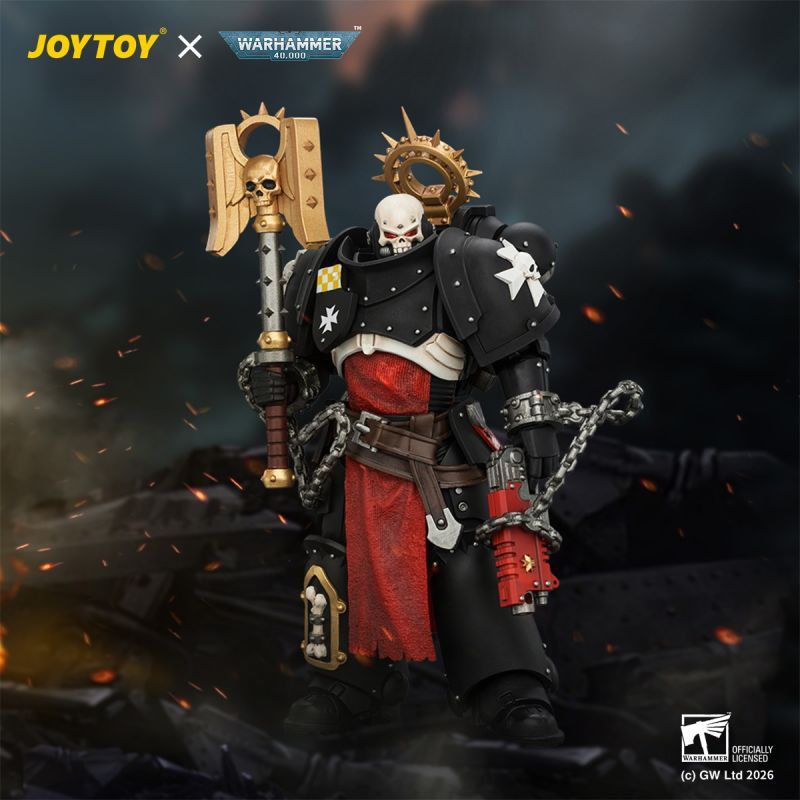 [Pre-sale] JOYTOY Warhammer 40K Black Templars Execrator 2 with Crozius Arcanum and Absolvor Bolt Pistol