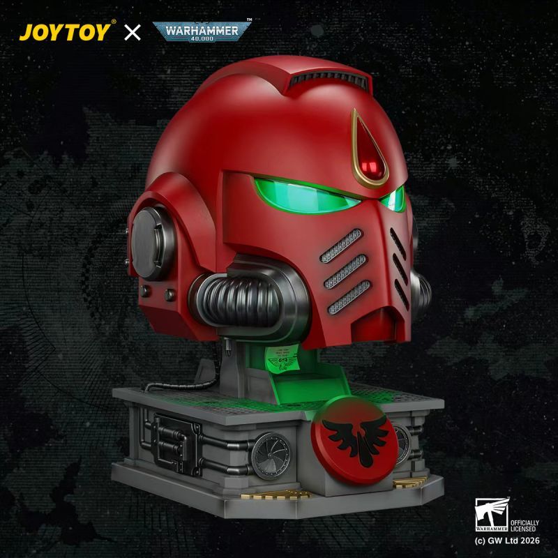 [Pre-sale] JOYTOY Warhammer 40K Blood Angels MkX Helmet & Display Stand