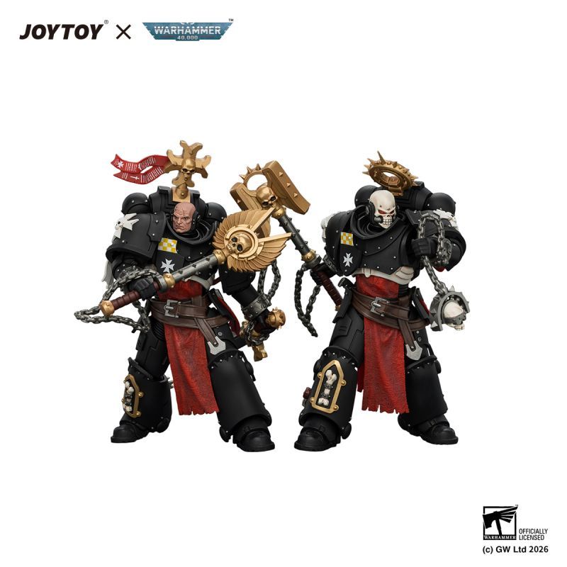 [Pre-sale] JOYTOY Warhammer 40K Black Templars Execrator 2 with Crozius Arcanum and Absolvor Bolt Pistol