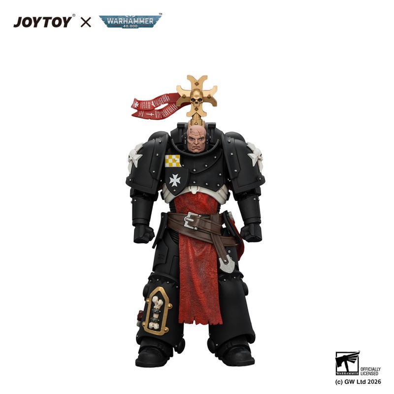 [Pre-sale] JOYTOY Warhammer 40K Black Templars Execrator 1 with Crozius Arcanum and Master-Crafted Power Weapon