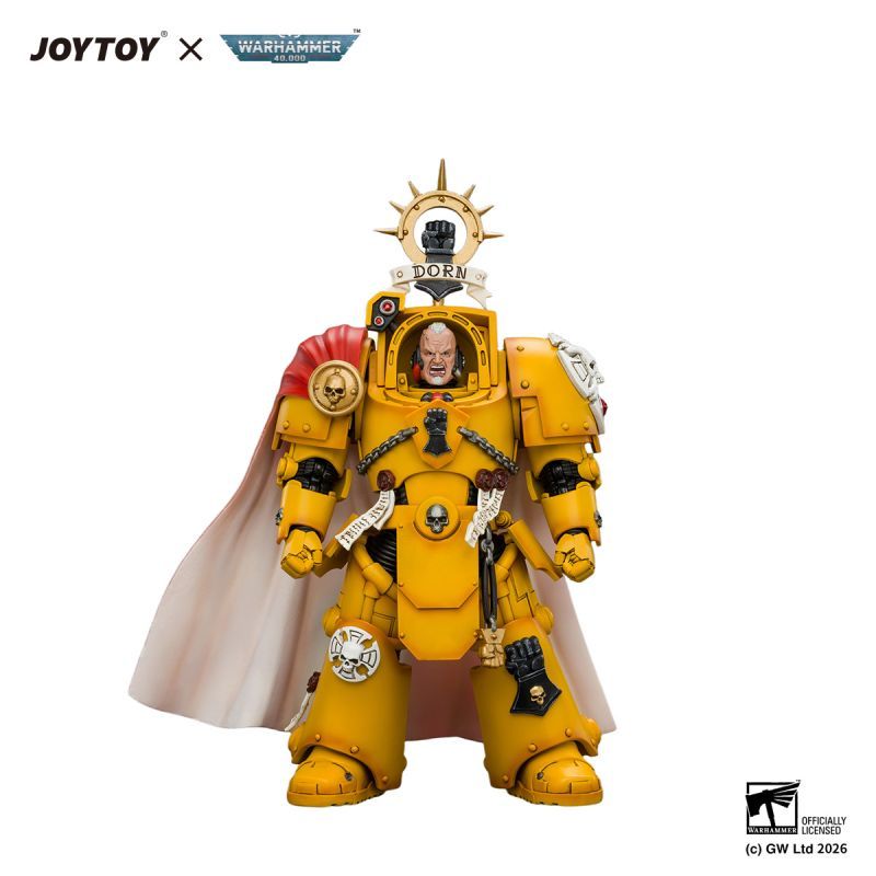 [Pre-sale] JOYTOY Warhammer 40K Imperial Fists Darnath Lysander with Thunder Hammer and Storm Shield
