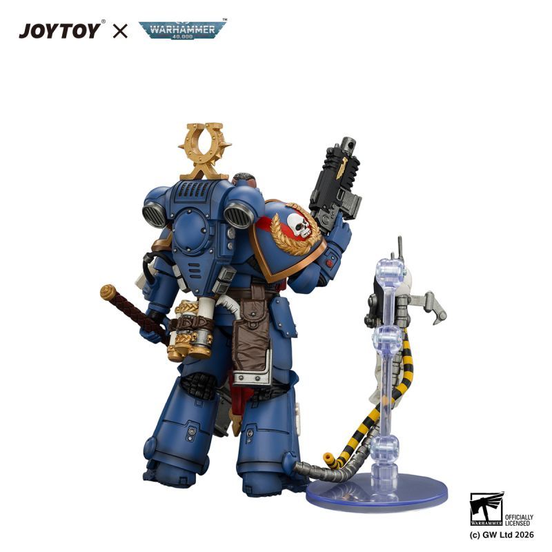 [Pre-sale] JOYTOY Warhammer 40K Ultramarines Ferren Areios with Thunder Hammer and Bolt Pistol