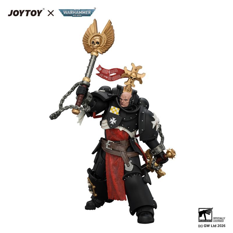 [Pre-sale] JOYTOY Warhammer 40K Black Templars Execrator 1 with Crozius Arcanum and Master-Crafted Power Weapon