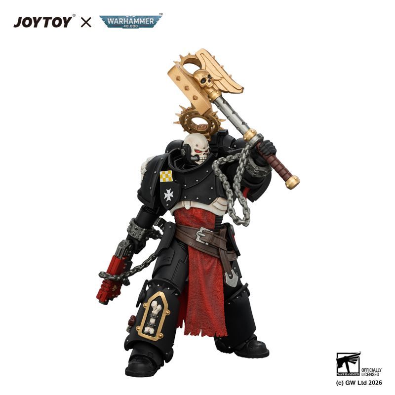 [Pre-sale] JOYTOY Warhammer 40K Black Templars Execrator 2 with Crozius Arcanum and Absolvor Bolt Pistol