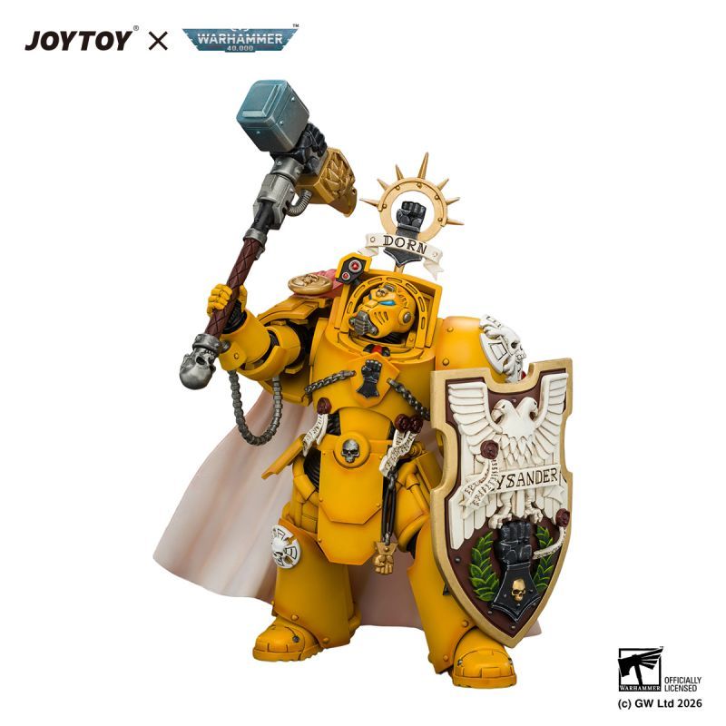 [Pre-sale] JOYTOY Warhammer 40K Imperial Fists Darnath Lysander with Thunder Hammer and Storm Shield