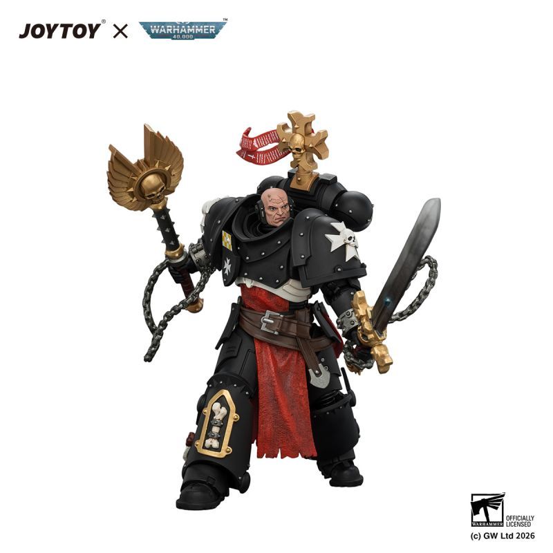 [Pre-sale] JOYTOY Warhammer 40K Black Templars Execrator 1 with Crozius Arcanum and Master-Crafted Power Weapon