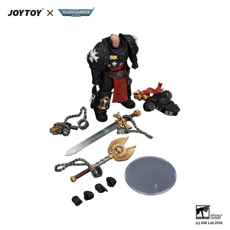 [Pre-sale] JOYTOY Warhammer 40K Black Templars Execrator 1 with Crozius Arcanum and Master-Crafted Power Weapon