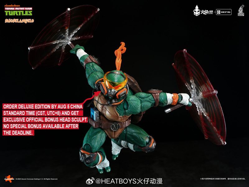 [Pre-sale] HEATBOYS TMNT HB0105 Teenage Mutant Ninja Turtles Michelangelo Action Figure