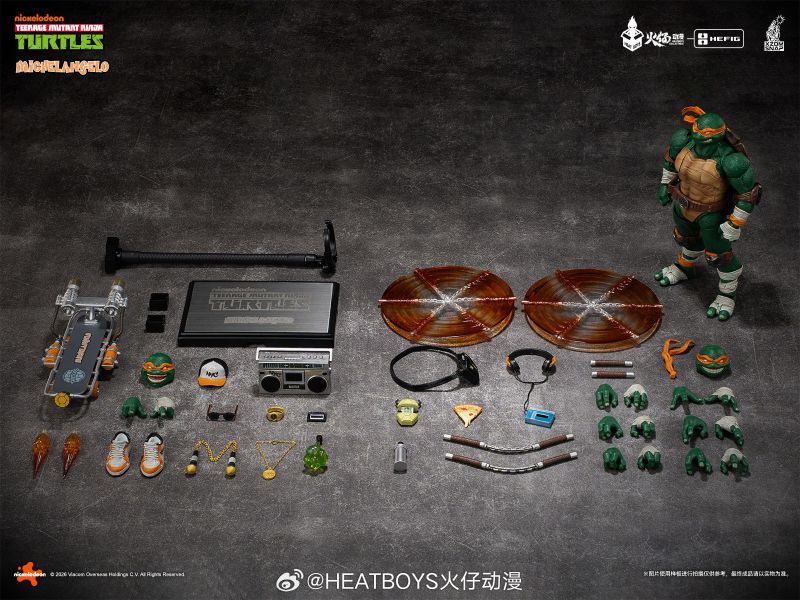[Pre-sale] HEATBOYS TMNT HB0105 Teenage Mutant Ninja Turtles Michelangelo Action Figure