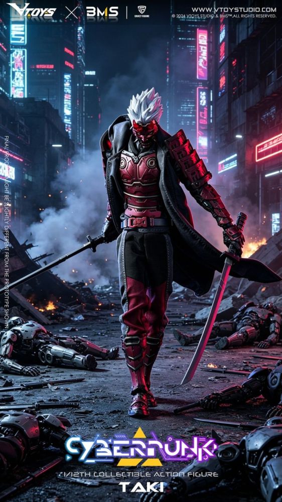 [Pre-sale] VTOYS VSD012 Cyberpunk Samurai The Crimson Dawn of the Blade WF Limited Edition