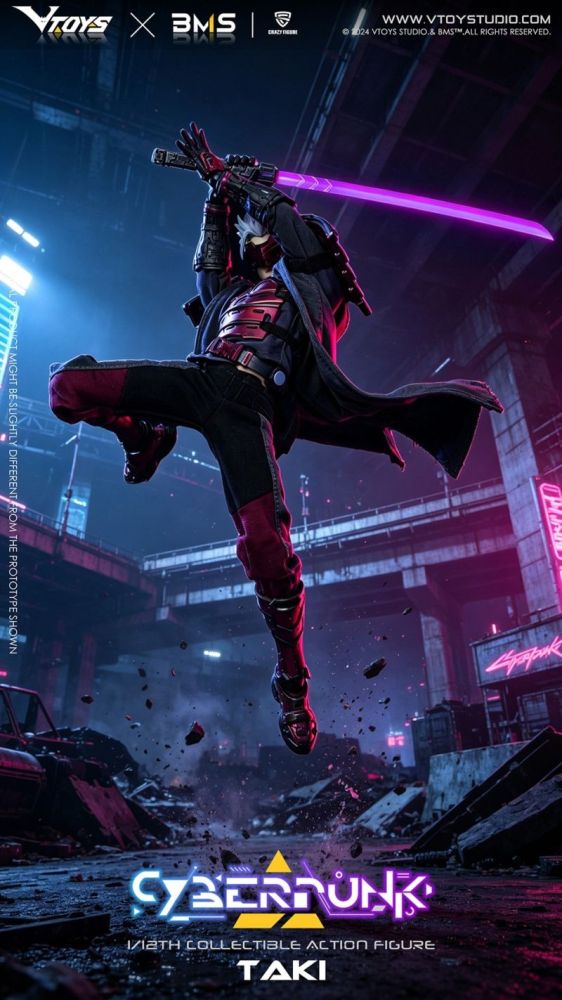 [Pre-sale] VTOYS VSD012 Cyberpunk Samurai The Crimson Dawn of the Blade WF Limited Edition