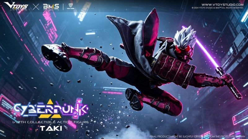 [Pre-sale] VTOYS VSD012 Cyberpunk Samurai The Crimson Dawn of the Blade WF Limited Edition