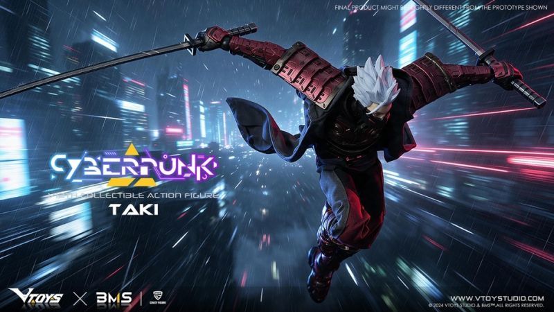[Pre-sale] VTOYS VSD012 Cyberpunk Samurai The Crimson Dawn of the Blade WF Limited Edition