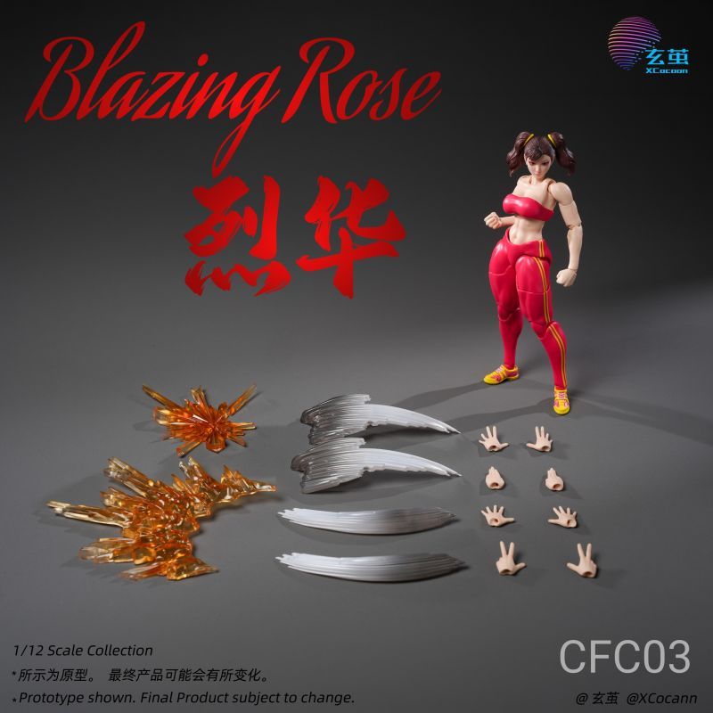 [Pre-sale] XCOCANN STUDIO 1/2 Cyberpunk Fighters Club CFC03 Blazing Rose
