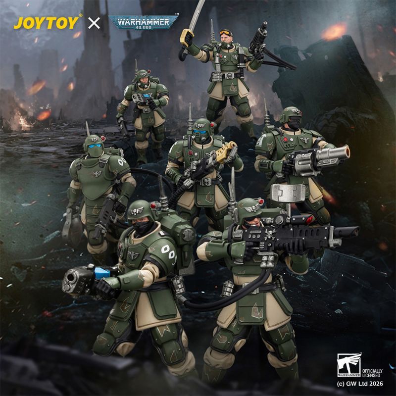 [Pre-sale] JOYTOY Warhammer 40K Astra Militarum Kasrkin 4 with Plasma Gun