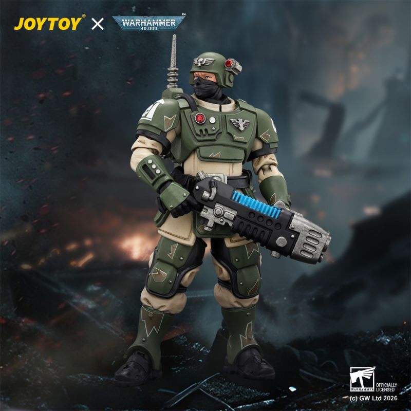 [Pre-sale] JOYTOY Warhammer 40K Astra Militarum Kasrkin 4 with Plasma Gun