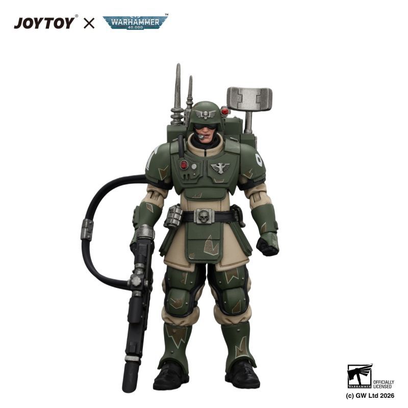 [Pre-sale] JOYTOY Warhammer 40K Astra Militarum Kasrkin 3 with Hot-shot Lasgun and Vox-caster