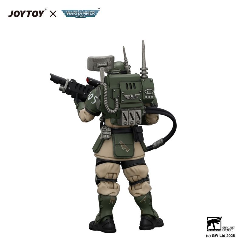 [Pre-sale] JOYTOY Warhammer 40K Astra Militarum Kasrkin 3 with Hot-shot Lasgun and Vox-caster