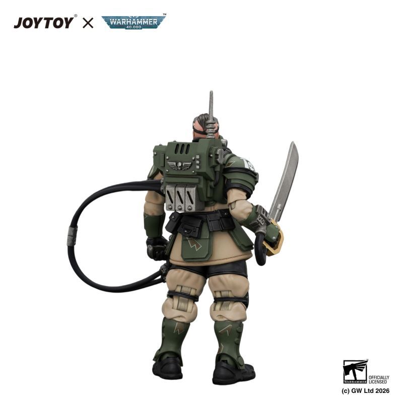 [Pre-sale] JOYTOY Warhammer 40K Astra Militarum Kasrkin 7 with Hot-shot Laspistol and Power Sword