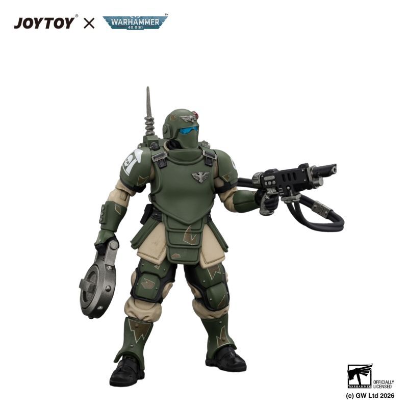 [Pre-sale] JOYTOY Warhammer 40K Astra Militarum Kasrkin 6 with Hot-shot Laspistol