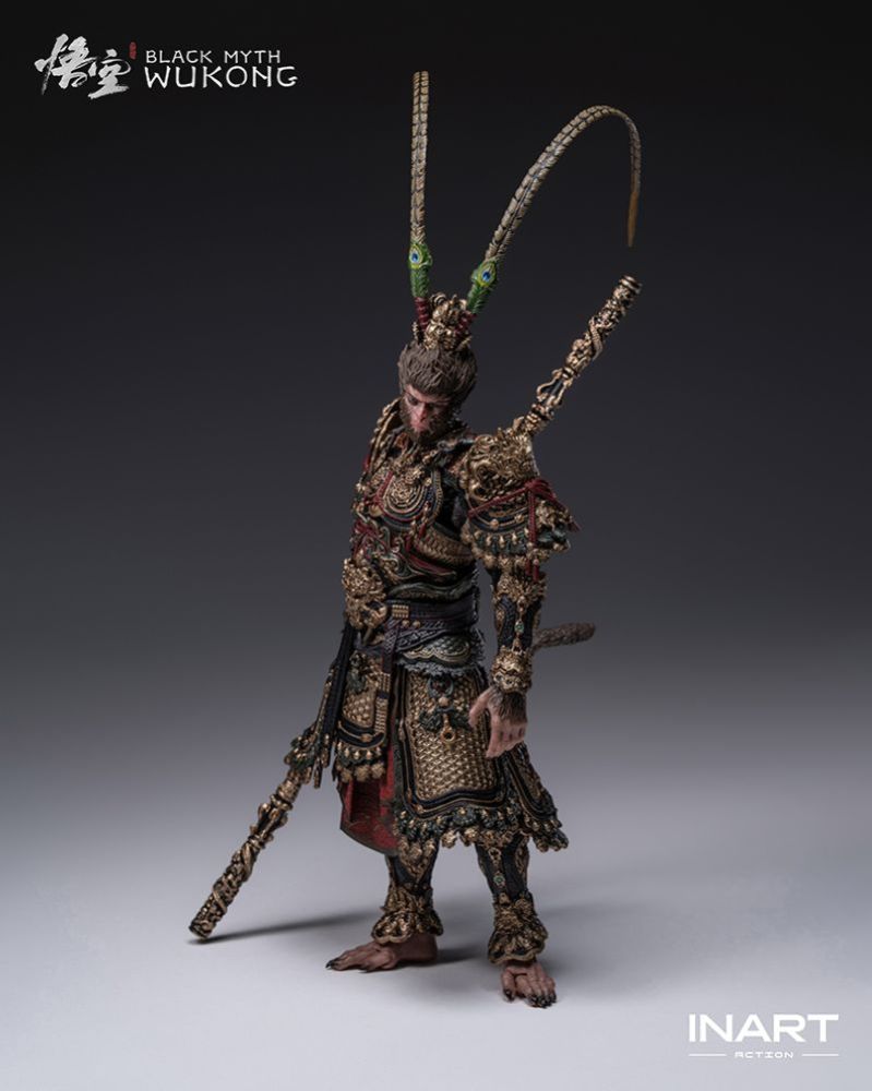 [Pre-sale] INART Black Myth: Wukong Sun Wukong Golden Armored Suit Action Figure
