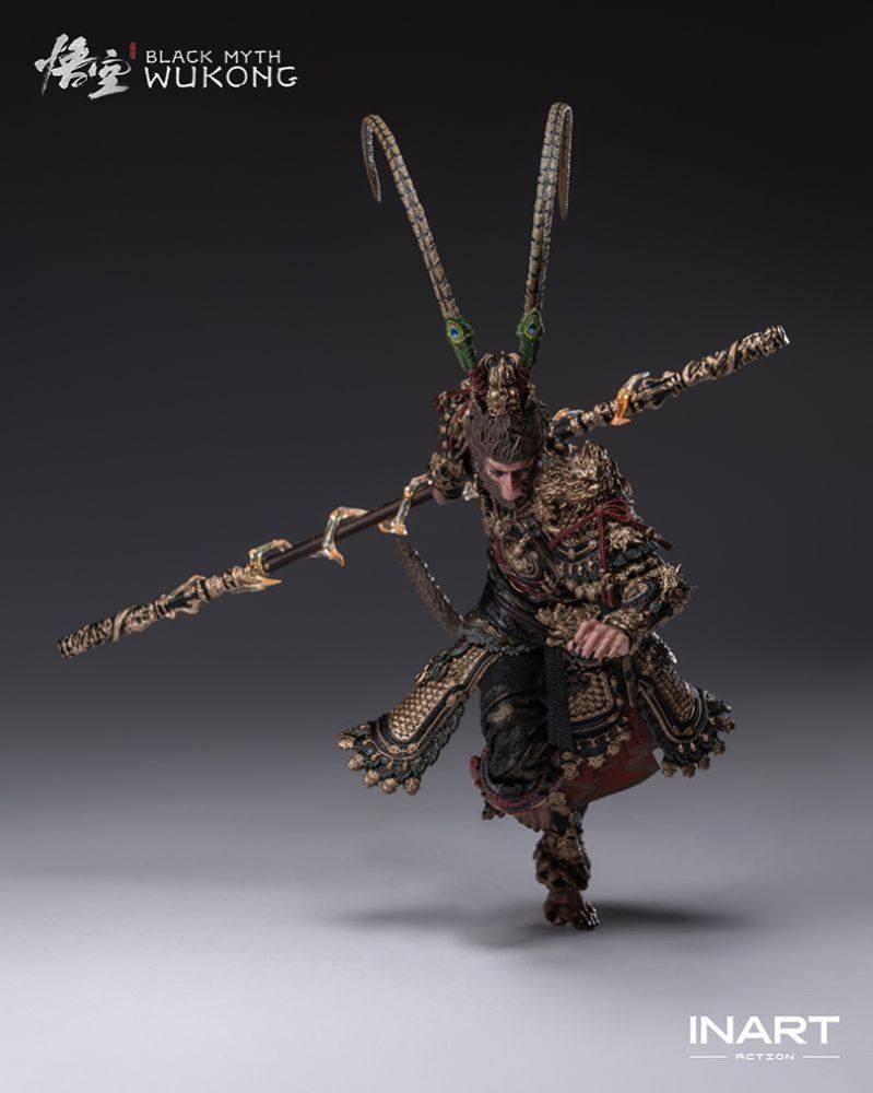 [Pre-sale] INART Black Myth: Wukong Sun Wukong Golden Armored Suit Action Figure