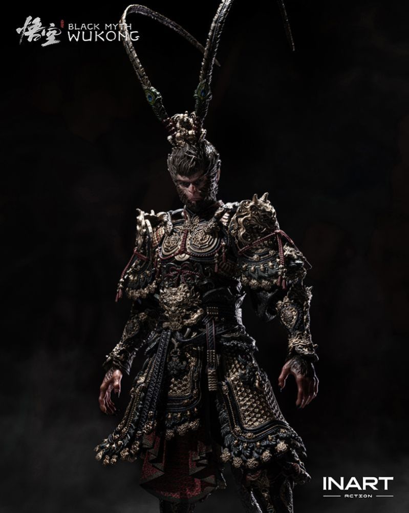 [Pre-sale] INART Black Myth: Wukong Sun Wukong Golden Armored Suit Action Figure