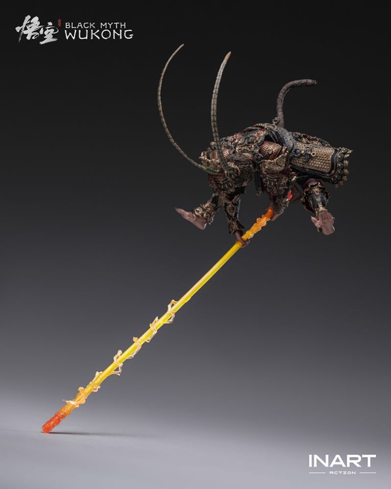 [Pre-sale] INART Black Myth: Wukong Sun Wukong Golden Armored Suit Action Figure