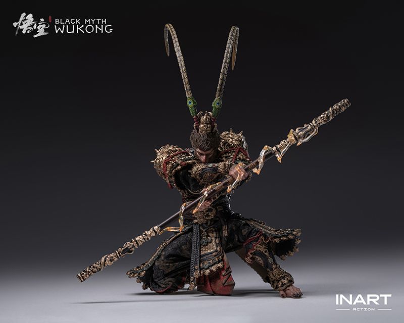 [Pre-sale] INART Black Myth: Wukong Sun Wukong Golden Armored Suit Action Figure