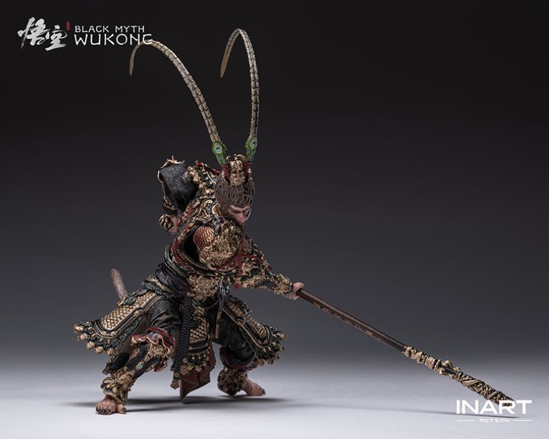 [Pre-sale] INART Black Myth: Wukong Sun Wukong Golden Armored Suit Action Figure